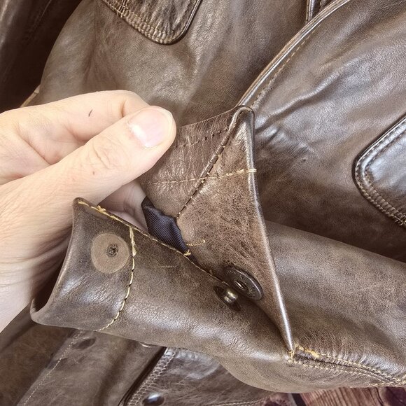 MATCHLESS Fulham Explorer-style Leather Jacket. Men's SM - Picture 15 of 16
